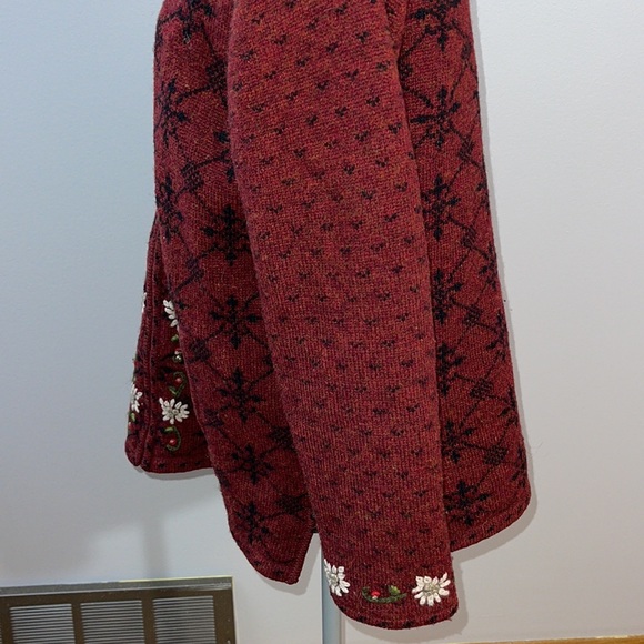 Simons Contemporaine Floral Wool Lined Jacket - Picture 12 of 16